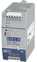 SOLAHD SDN 10-24-100C AC/DC CONVERTER, DIN RAIL, 1 O/P, 264VAC