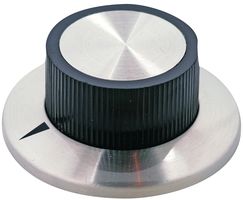 ALCOSWITCH - TE CONNECTIVITY PKS90B1/4. STR KNURLED SKIRT KNOB W/ ARROW, 6.35MM