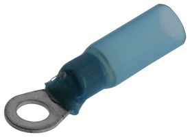 RAYCHEM - TE CONNECTIVITY B-106-1402 TERMINAL, RING TONGUE, M4, 14AWG, BLUE