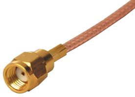 JOHNSON - CINCH CONNECTIVITY 142-4403-001. RF/COAXIAL, SMA RP PLUG 50 OHM CRIMP/SLD