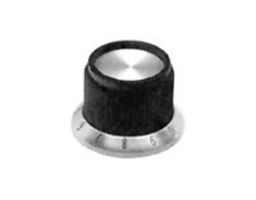 TE CONNECTIVITY - ALCOSWITCH PKD70B1/4 STR KNURLED SKIRT KNOB W/ ARROW, 6.35MM
