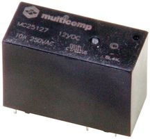 MULTICOMP PRO MC25126 POWER RELAY SPDT-1NO/1NC 24VDC, 10A, PCB