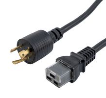 L-COM PPA00019-8FT. CORD, NEMA L6-20P TO IEC C19, 8FT, 20A