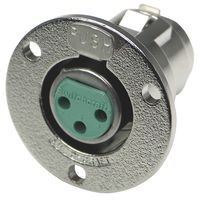 SWITCHCRAFT/CONXALL C3F CONNECTOR, XLR, JACK, 3 POSITION
