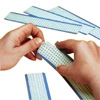 PANDUIT PCM-B WIRE MARKER CARD, 6.4MM W, B, BLK/WHT, PK5