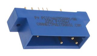 POSITRONIC PCIC16W7M300A1/AA RECT PWR CONN, PLUG, 7POWER+9SIGNAL, THT