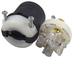 HUBBELL WIRING DEVICES HBL2721. POWER ENTRY, PLUG, 3P4W, 30A 3PH 250V, L