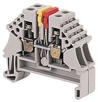 WEIDMULLER 1040800000.. TERMINAL BLOCK, DIN RAIL, 2 POSITION, 26