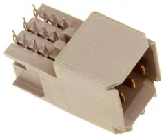 AMP - TE CONNECTIVITY 223961-1 HARD METRIC CONNECTOR, PLUG, 3POS
