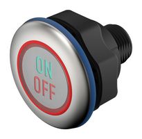 EAO 84-ADKS-C11-04B1 TOUCH BUTTON SW, PNP-NO, 0.2A, 32V