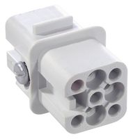 LAPP 11251500 HEAVY DUTY INSERT, RCPT, 7+PE POS, 10A