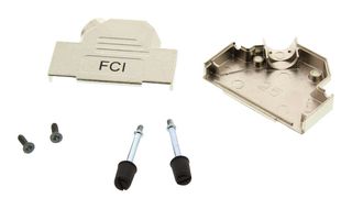 AMPHENOL COMMUNICATIONS SOLUTIONS L17DVZK15KFMT D-SUB HOOD, 180DEG, DA, ZINC