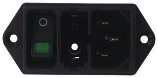 SCHURTER DD11.0114.1110 POWER ENTRY MODULE, MALE, 10A