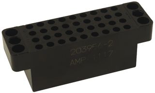 AMP - TE CONNECTIVITY 203956-2 RECTANGULAR HOUSING, PLUG, 36WAY, CRIMP