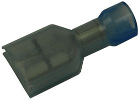 TE CONNECTIVITY - AMP 3-520406-2. TERMINAL, FEMALE DISCONNECT, 6.35MM BLUE