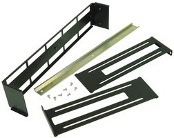 HAMMOND RMAD19003BK. DIN RAIL, ADJUSTABLE, 19IN, STEEL