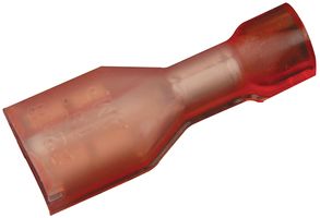 TE CONNECTIVITY - AMP 2-520401-2. TERMINAL, FEMALE DISCONNECT, 0.187IN RED