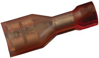 TE CONNECTIVITY - AMP 2-520403-2 TERMINAL, FEMALE DISCONNECT, 0.187IN RED