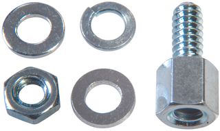 KEYSTONE 7229-5 D SUB JACK SCREW, #4-40, 11.13MM