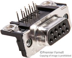 AMP - TE CONNECTIVITY 745781-4 D SUB CONNECTOR, STANDARD, 9 POSITION, R