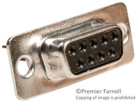 AMPHENOL COMMUNICATIONS SOLUTIONS L77DE09SF179 D SUB CONNECTOR, STANDARD, 9 POSITION, R