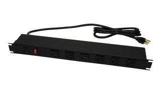 HAMMOND 1583H12A1BKX OUTLET STRIP, RACK MOUNT, 12, 15A, 6FT,