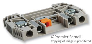 WEIDMULLER 1016900000. TERMINAL BLOCK, DIN RAIL, 20-8AWG