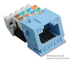 BELDEN AX100653 CAT5E RJ45 MODULAR JACK, 8 POSITION, 1 P