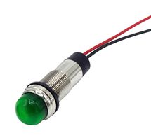 DIALIGHT 656-3202-303F 12 DOM GN 5VDC WLEADS