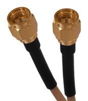 JOHNSON - CINCH CONNECTIVITY 415-0204-012 COAX CABLE, RG174, SMA-SMA PLUG, 12"