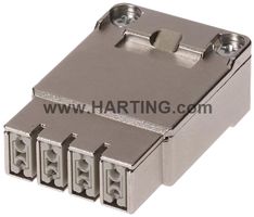 HARTING 09140083111 RECTANGULAR MODULE, RECEPTACLE, 8 POSITI