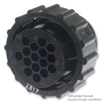 TE CONNECTIVITY - AMP 213849-1 CIRCULAR CONNECTOR HOUSING, PLUG, 16 POS