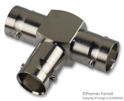 AMPHENOL RF 112455 BNC TEE ADAPTER, 1 X JACK-2 X JACK
