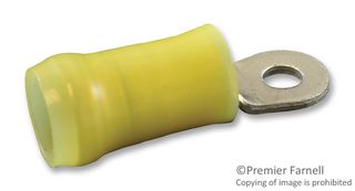 TE CONNECTIVITY - AMP 35148 TERMINAL, RING TONGUE, #4, CRIMP, YELLOW