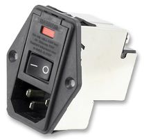 CORCOM - TE CONNECTIVITY PE0S0SS6B CONNECTOR, POWER ENTRY, RCPT, 6A, 250VAC