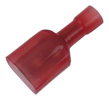 PANDUIT DNF18-250FIM-M MALE DISCONNECT, 6.35MM, 18AWG, RED