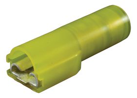 MOLEX 19002-0044 FEMALE DISCONNECT, 6.35MM, 12-10AWG, YEL