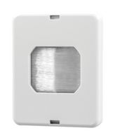 MIDLITE PRODUCTS RSBPW-W. SMALL BRUSH PLATE W/SCREW, WHITE
