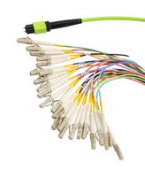L-COM MPM24OM5-LCR-3 FIBRE CORD, MPO PLUG-LC, MM, 3M