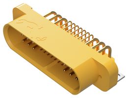 POSITRONIC GFSH928M4B/AA RECT PWR CONN, R/A PLUG, 46POS, THT