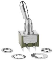 NKK SWITCHES M2022LL1W01 SWITCH, TOGGLE, DPDT, 6A, 125VAC