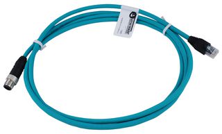LUMBERG AUTOMATION 0985 806 103/5M SENSOR CORD, M12 PLUG-RJ45 PLUG, 16.4