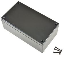 BUD INDUSTRIES CU-1874-B. ENCLOSURE, UTILITY, PLASTIC, BLACK