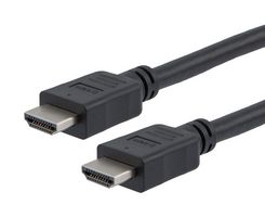 L-COM HD21P-MM-BLK-4M HDMI 2.1 CABLE, M/M, PVC, BLK, 4.0M 52AK0473