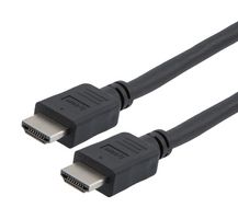L-COM HD21Z-MM-BLK-05M HDMI 2.1 CABLE, M/M, LSZH, BLK, 0.5M