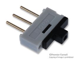EAO 09.03290.01 SWITCH, SLIDE, SPDT-CO, 500mA, THOUGH HO