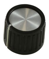 ALCOSWITCH - TE CONNECTIVITY PKG70B1/4 RIBBED KNOB WITH LINE INDICATOR, 6.35MM