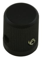 EHC (ELECTRONIC HARDWARE) 3008-1-B ROUND KNURLED KNOB, 3.175MM