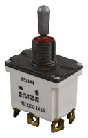SAFRAN POWER 8531K316 TOGGLE SWITCH, DP3T, 18A, 28VDC, PANEL