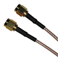 AMPHENOL RF 135101-01-M0.50. RF COAX CABLE, RG316, SMA PLUG, 500MM, T